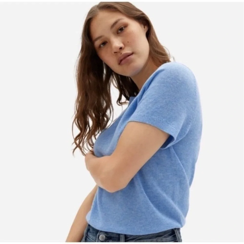 Everlane The alpaca sweater Tee Sky Blue small